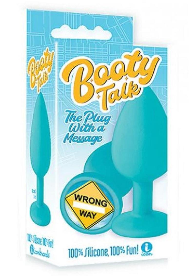 Booty Talk Silicone Butt Plug Wrong Way