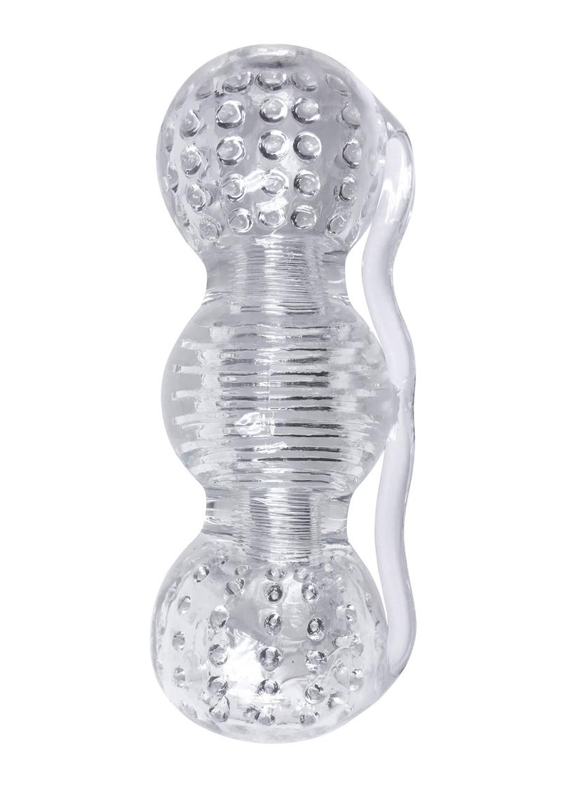 Clear Stroke Threeway Masturbator Soft-Tight And Reusable Male Stroker