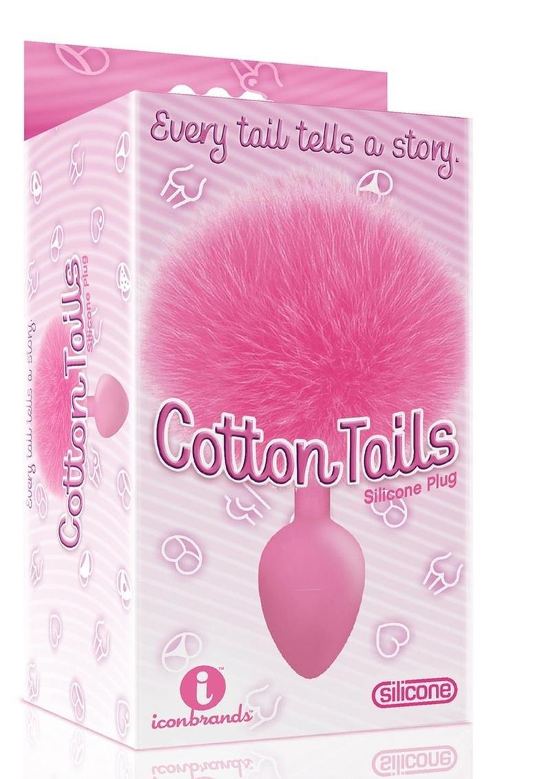 The 9’s Cotton Tails Silicone Bunny Tail Butt Plug