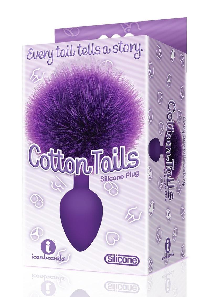 The 9’s Cotton Tails Silicone Bunny Tail Butt Plug