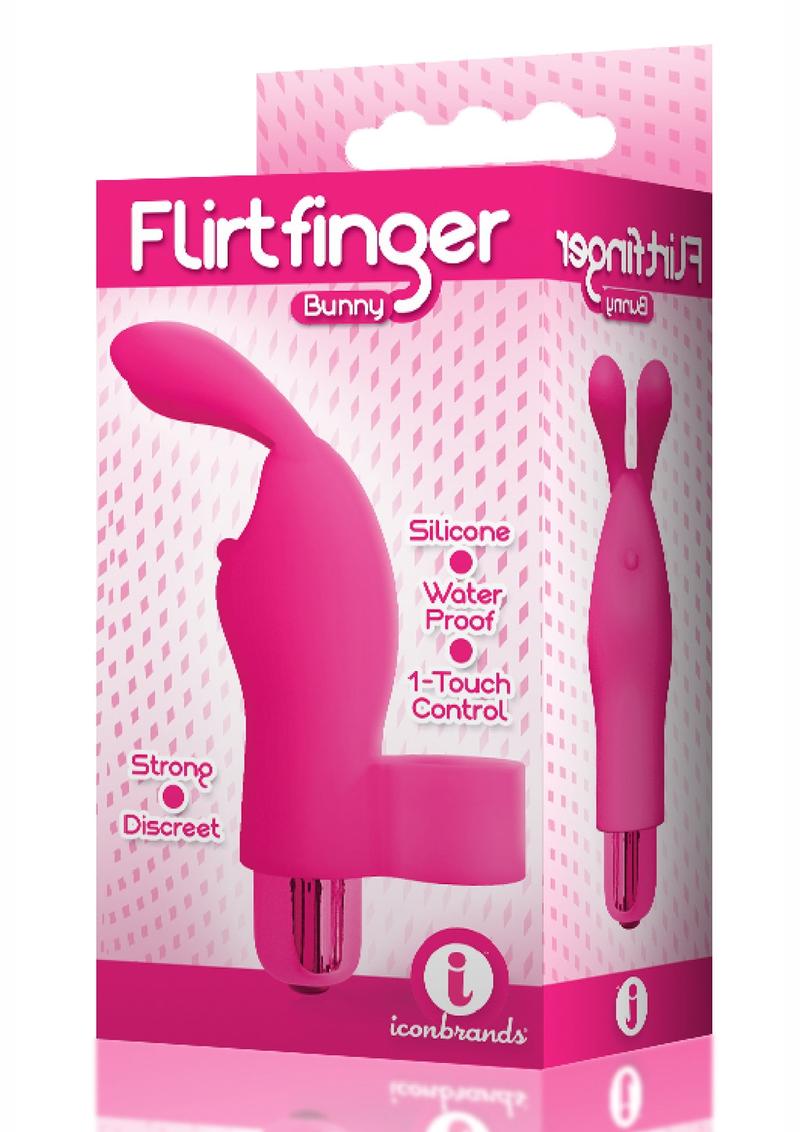 Flirtfinger Bunny Silicone Finger Vibrator