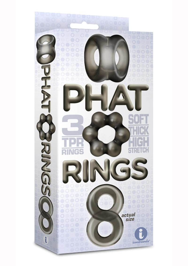 Phat Rings Chunky Soft TPR Comfortable Cock Rings