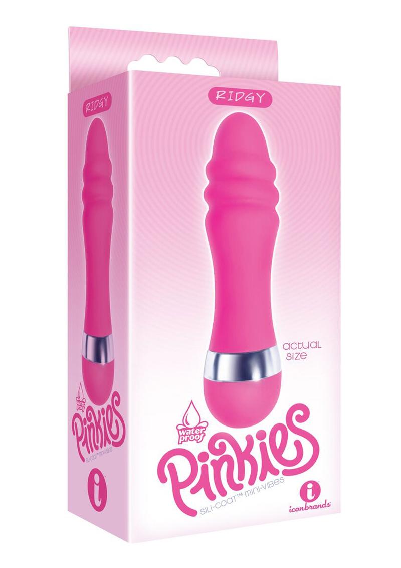 Pinkies Ridgy Silicone Mini Vibrator With Compact Design