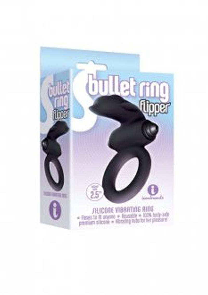 Bullet Ring Flipper Silicone Flexible And Powerful Vibrating Cock Ring