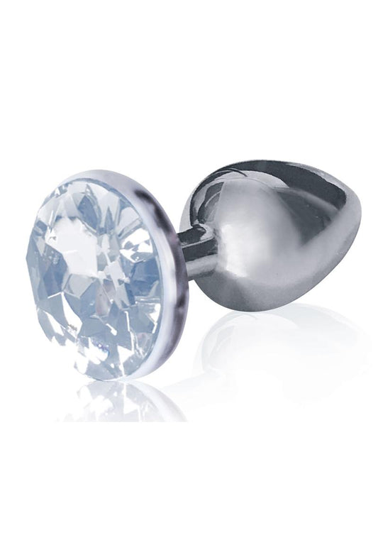 The Silver Starter Bejeweled Stainless Steel Plug