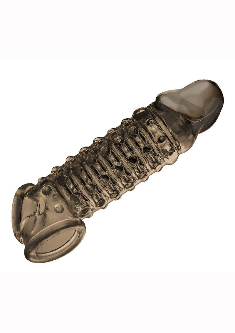 The 9's Toppers Open-Ended Ribbed and Nubbed Penis Extender