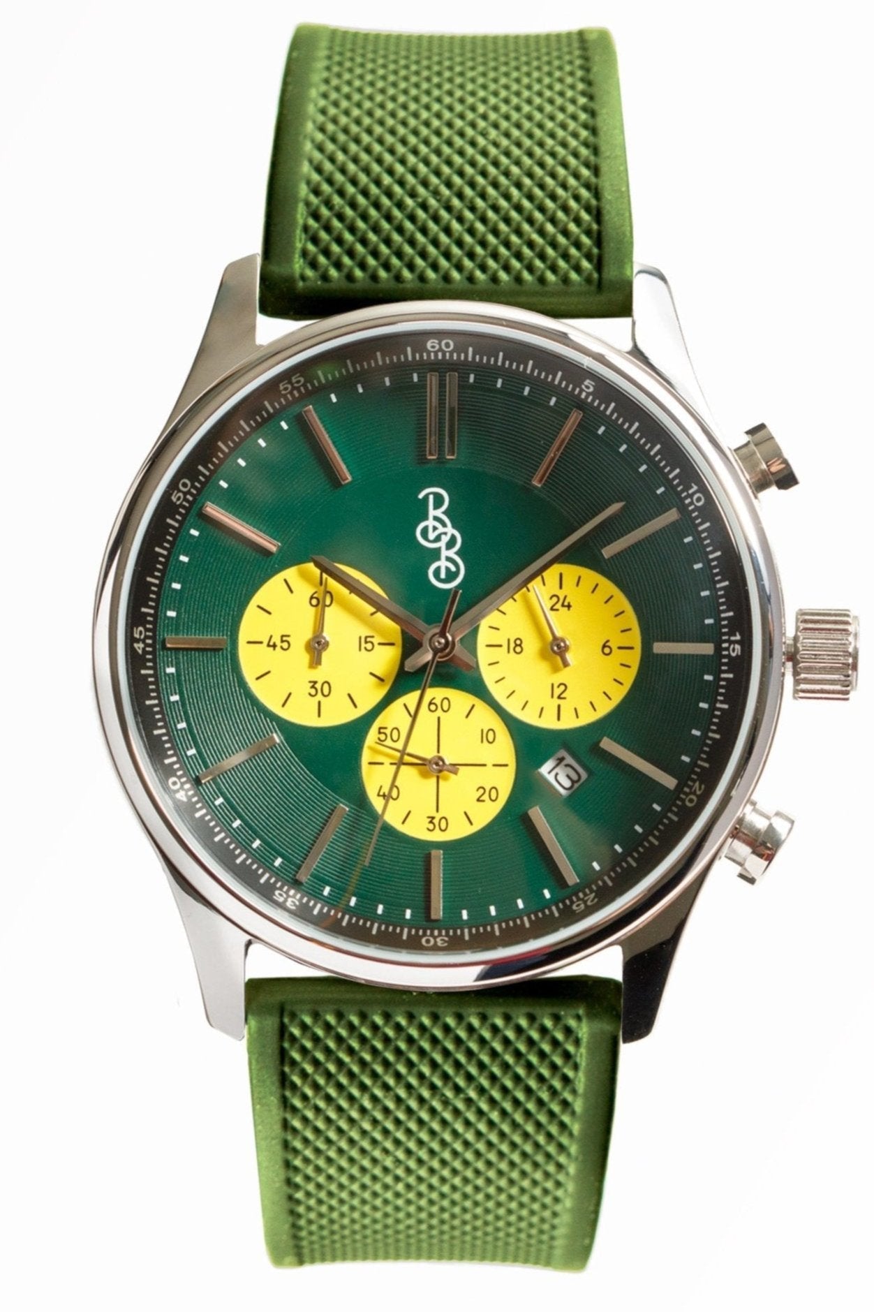 Green and Yellow Chronograph