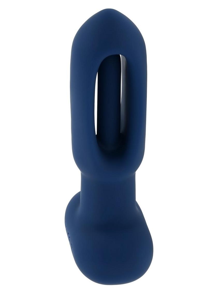 The Flapper Silicone Anal Plug - 10 Speeds Remote