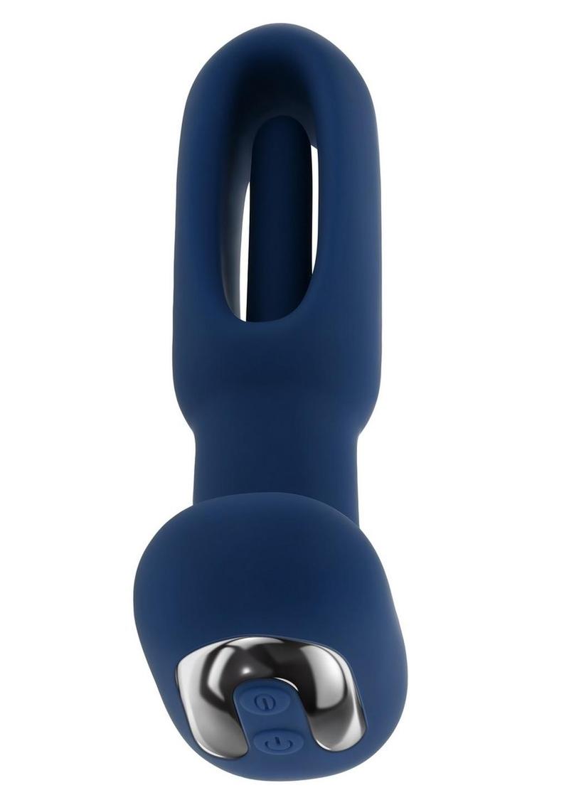 The Flapper Silicone Anal Plug - 10 Speeds Remote