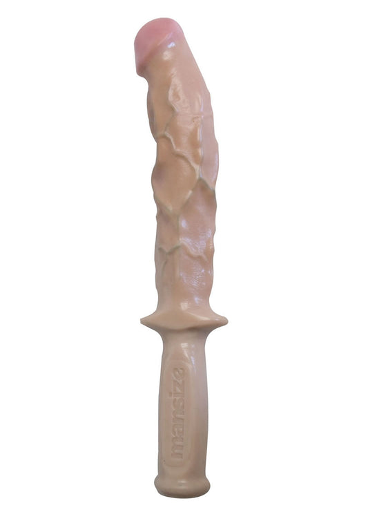 The Hard Rammer Dildo Mansize with Easy Grip Handle