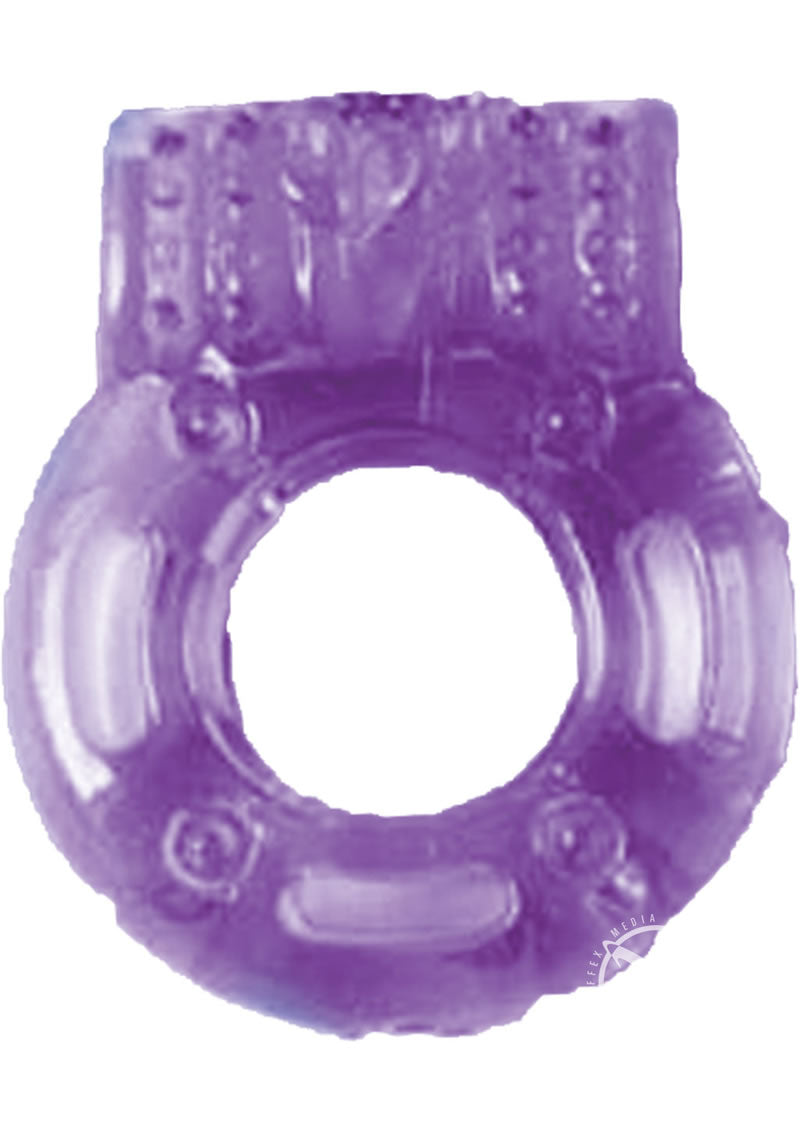 The Macho Vibrating Cock Ring Powerful And Stretchy Couples Ring