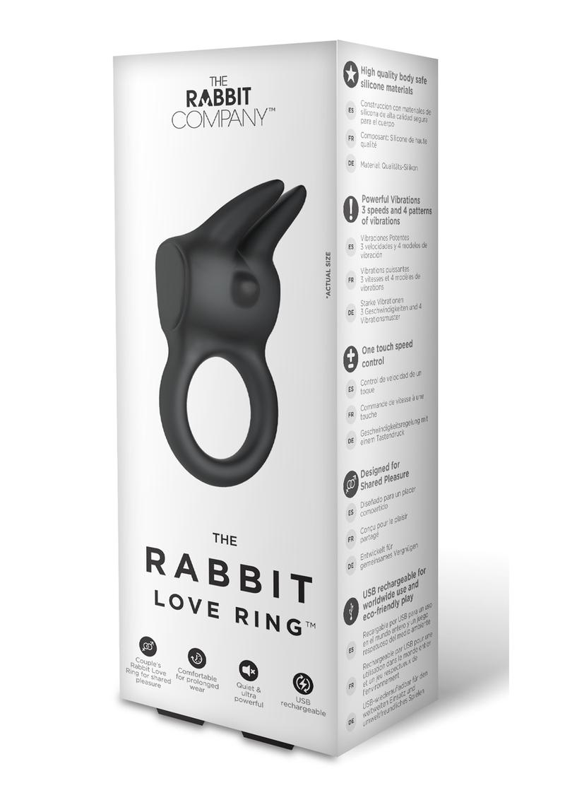 The Rabbit Love Ring Silicone Couples Dual Vibrating