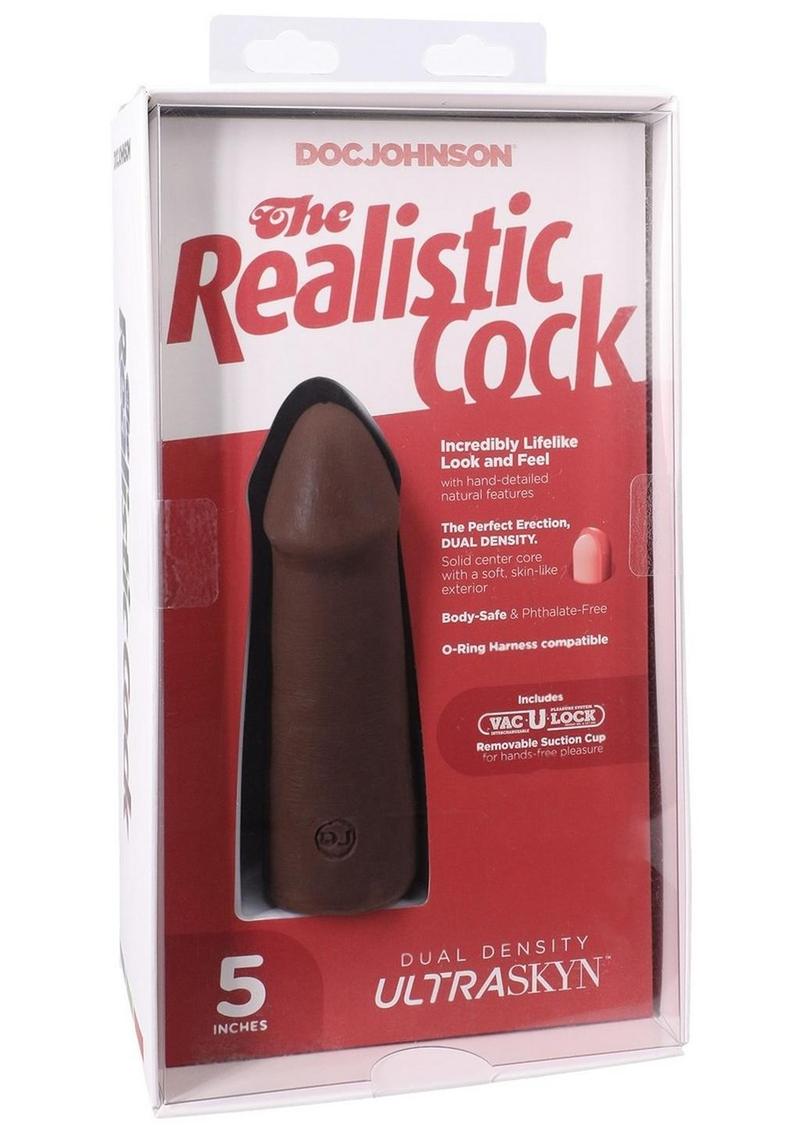Realistic Cock Ultraskyn Removable Vac-U-Lock Suction Cup