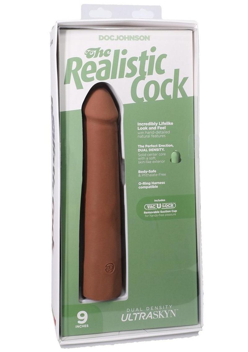 Realistic Cock Ultraskyn Removable Vac-U-Lock Suction Cup