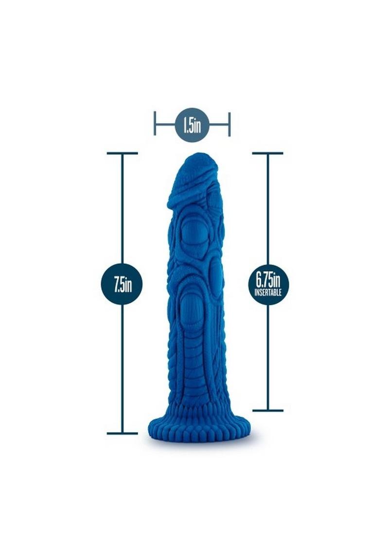 The Realm Draken Lock-On Silicone Dildo 7.75in Premium Pleasure