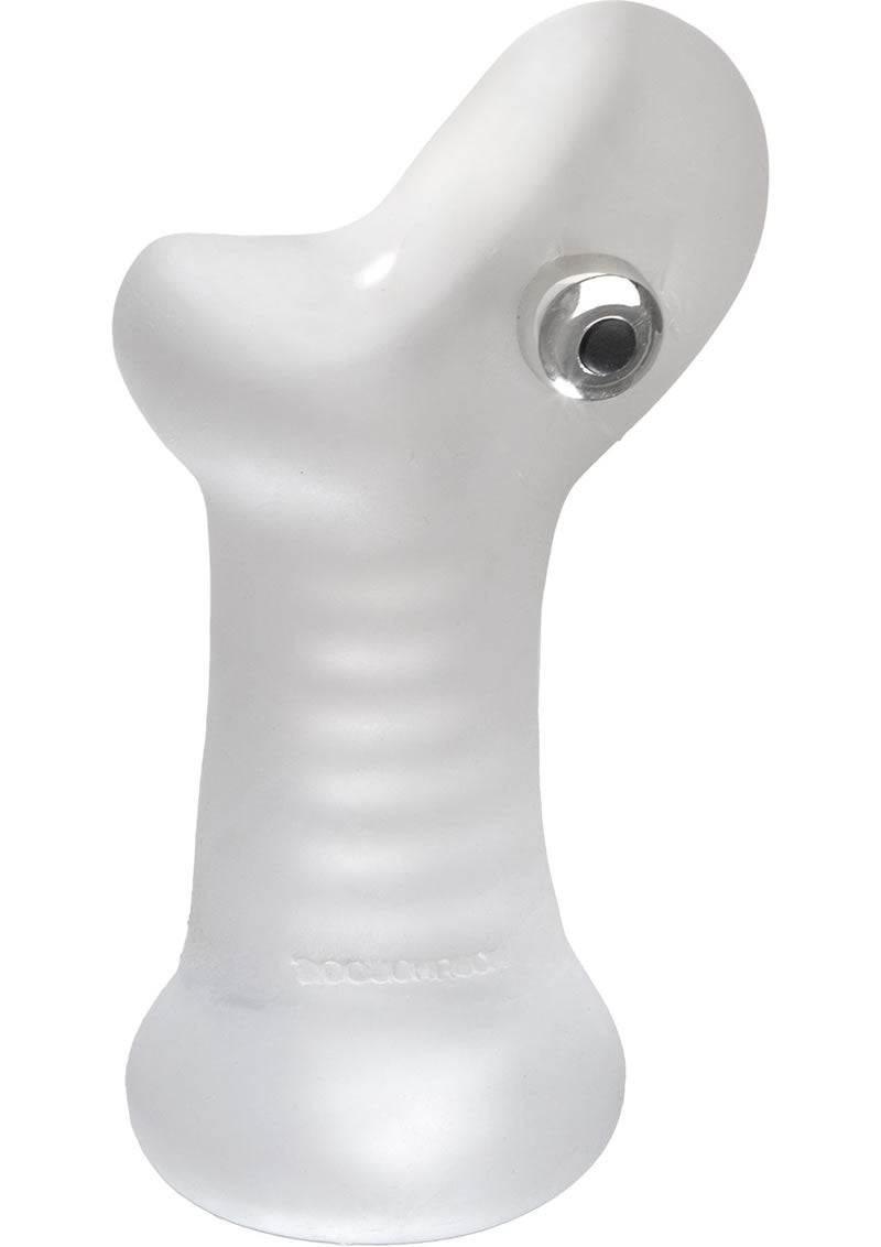 The Super Sucker UltraSkyn Vibrating Stroker Clear
