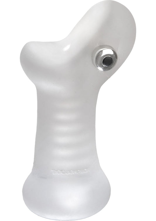 The Super Sucker UltraSkyn Vibrating Stroker Clear