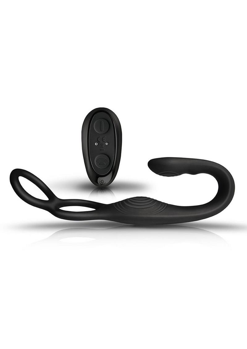 The Vibe Silicone Rechargeable Anal Stimulator with Remote Control