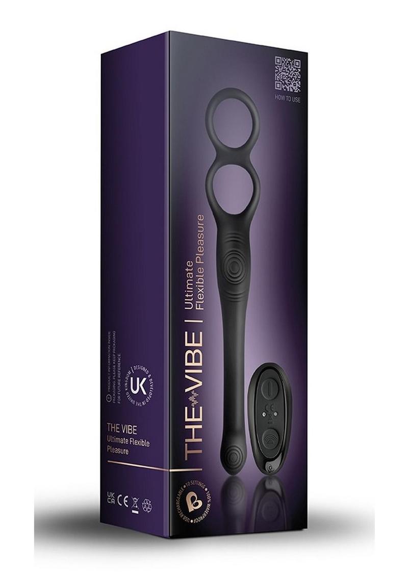 The Vibe Silicone Rechargeable Anal Stimulator with Remote Control