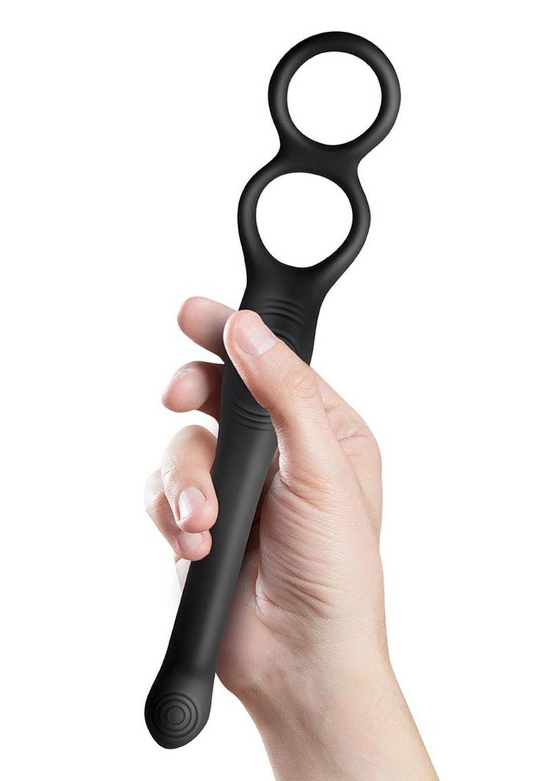 The Vibe Silicone Rechargeable Anal Stimulator with Remote Control