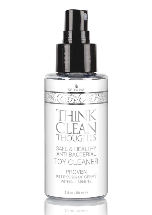 Sensuva Think Clean Thoughts Safe And Healthy Anti-Bacterial Toy Cleaner
