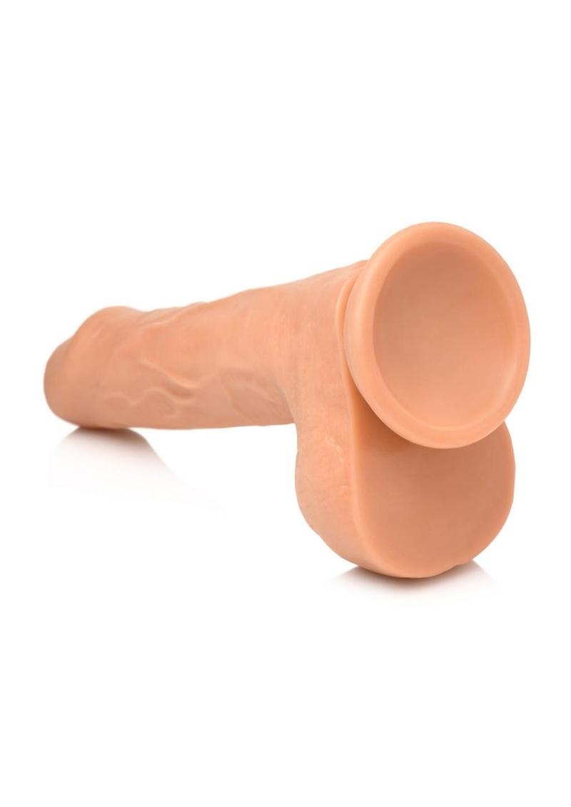 Thinz Uncut Dildo with Balls Realistic Vanilla Dildo