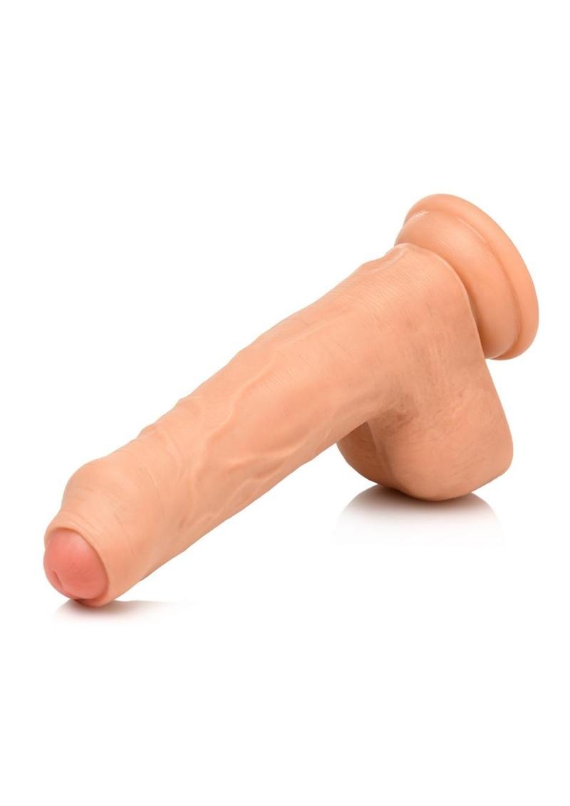Thinz Uncut Dildo with Balls Realistic Vanilla Dildo