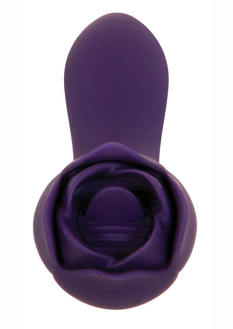 Thorny Rose Dual-Action Rechargeable Silicone Vibrator