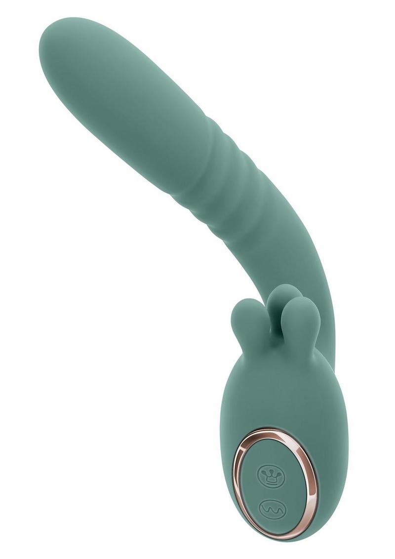 Evolved Thrust Into Ecstasy Rechargeable Silicone Rabbit Vibrator
