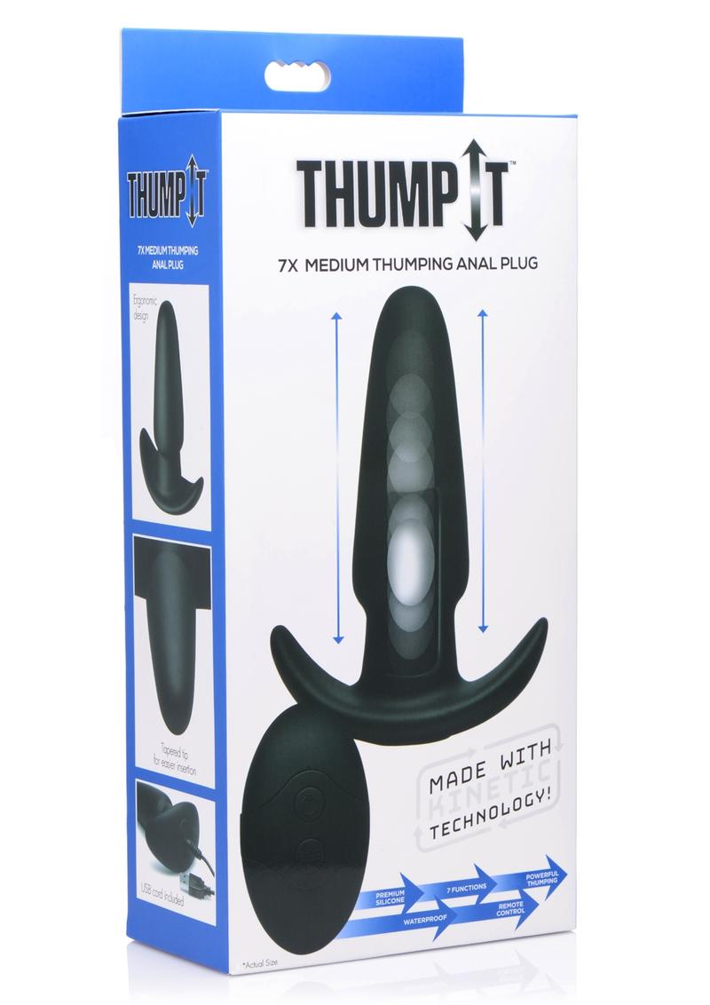 Thump It Large Thumping Anal Plug with Remote Control
