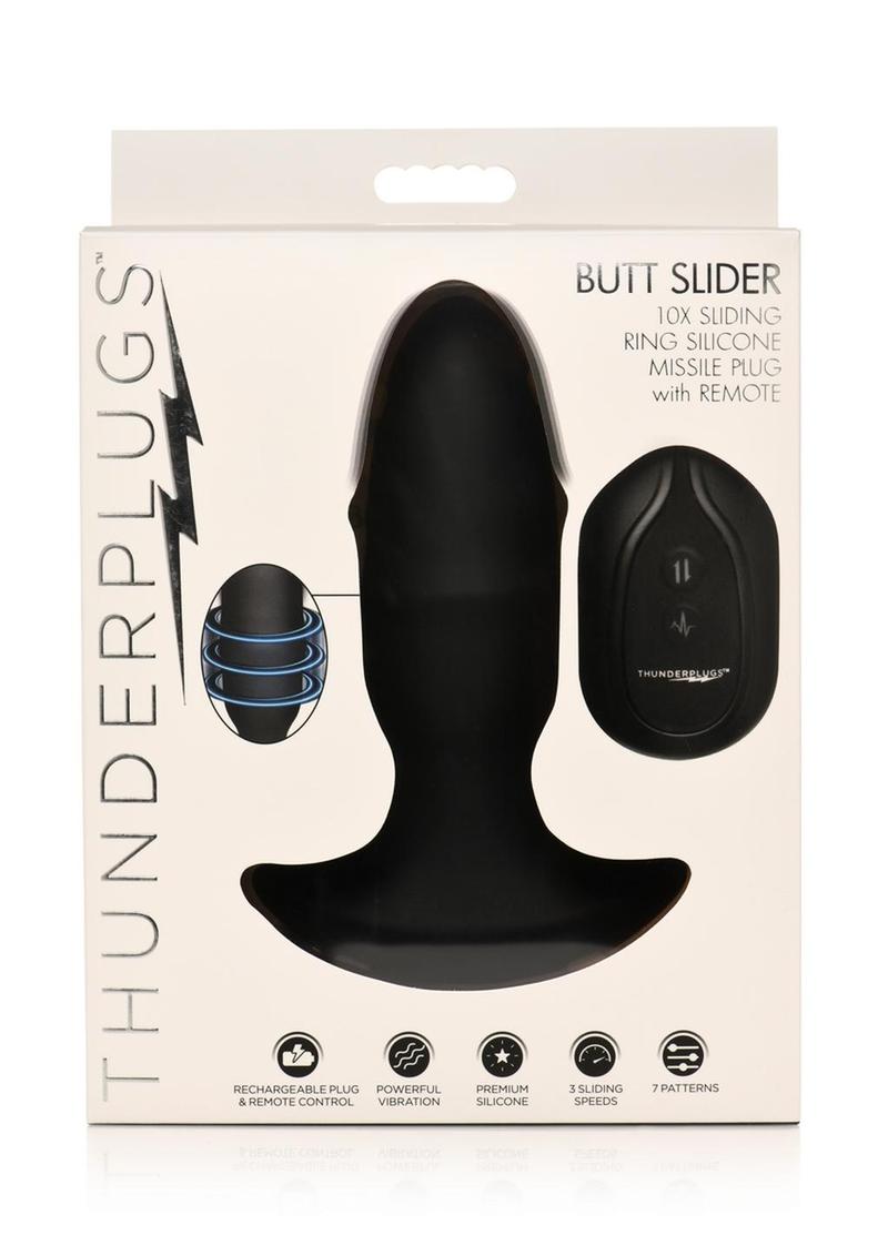 Thunderplugs Butt Slider 10X Sliding Ring Missile Plug