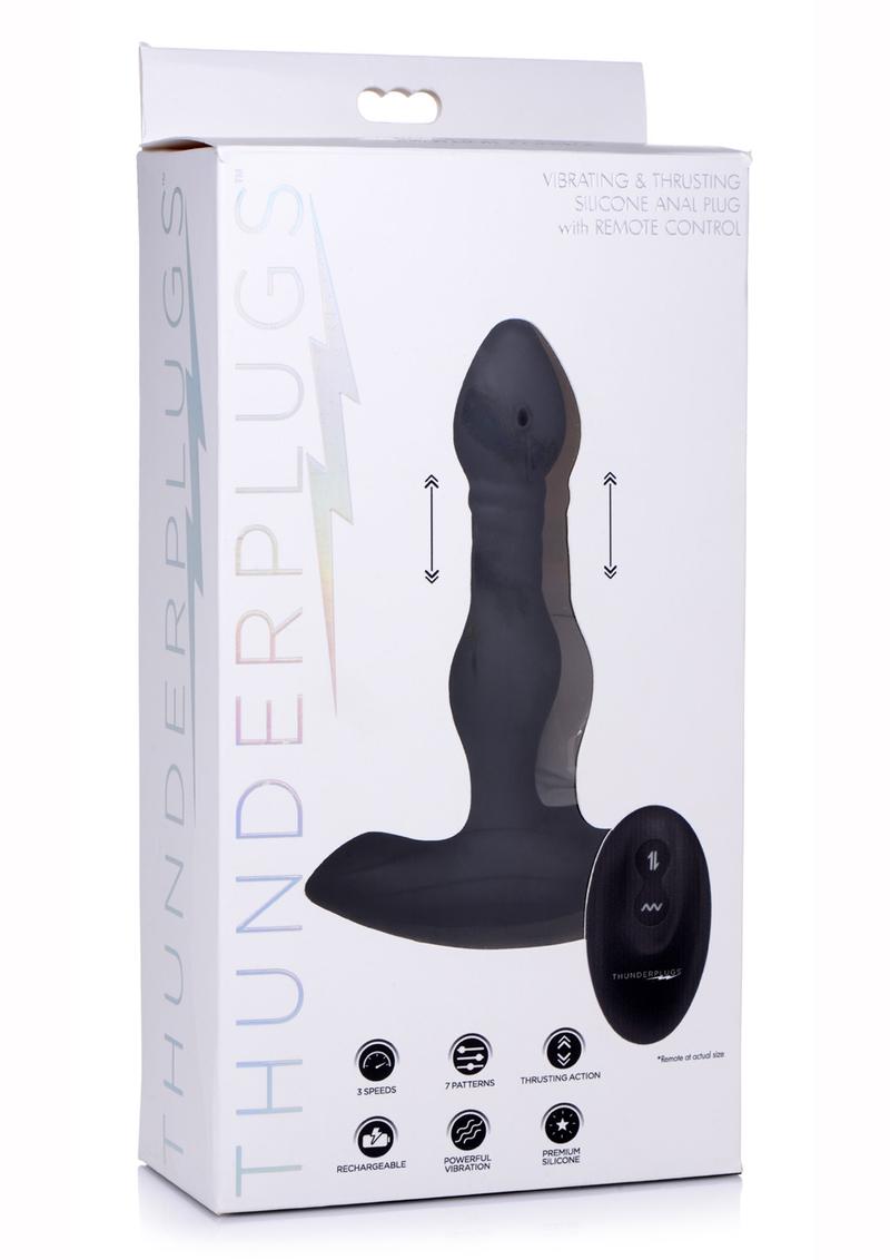 ThunderPlugs Vibrating And Thrusting Anal Plug