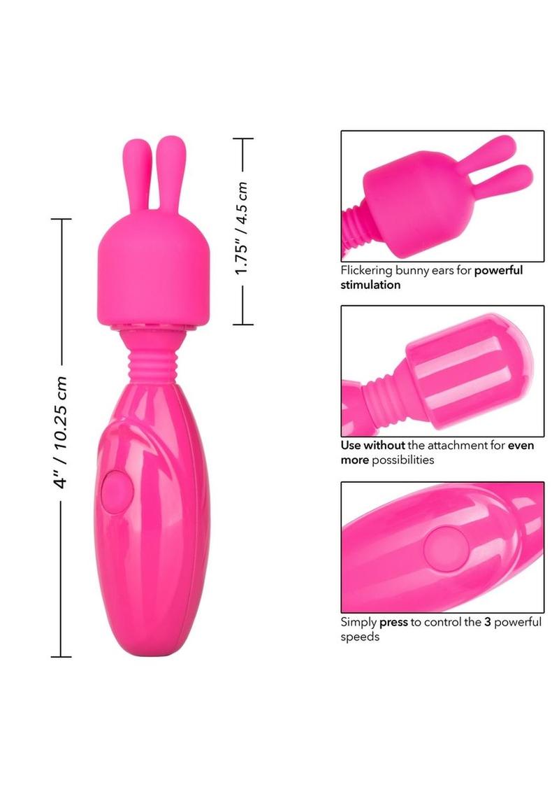 Tiny Teasers Bunny USB Rechargeable Mini Wand Vibrator