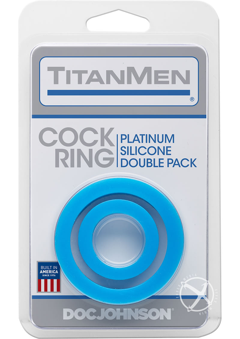 Titan Men Platinum Silicone  Durable Cock Rings