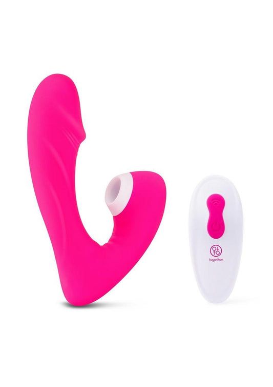 Together Internal Kisses Silicone Remote Control Vibrator