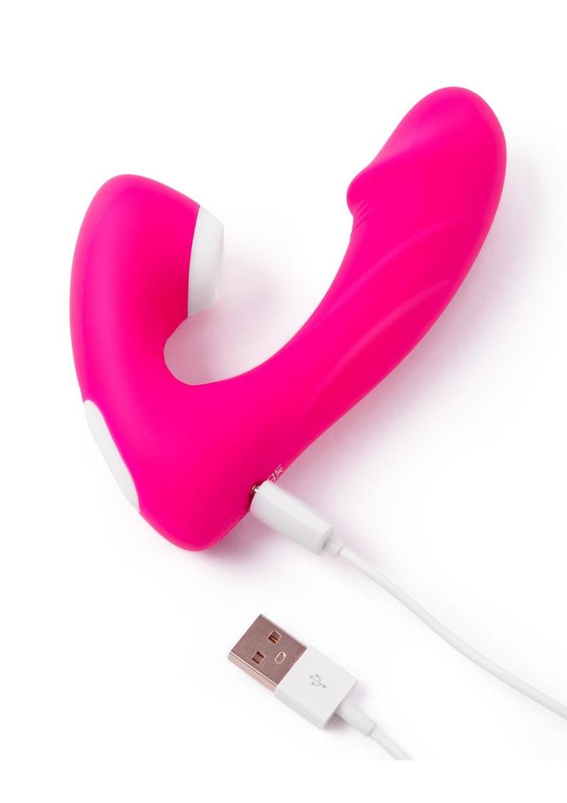 Together Internal Kisses Silicone Remote Control Vibrator