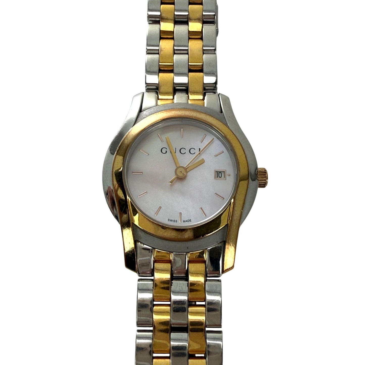 Gucci 5500L Ladies G-Class Two Tone Quartz Watch