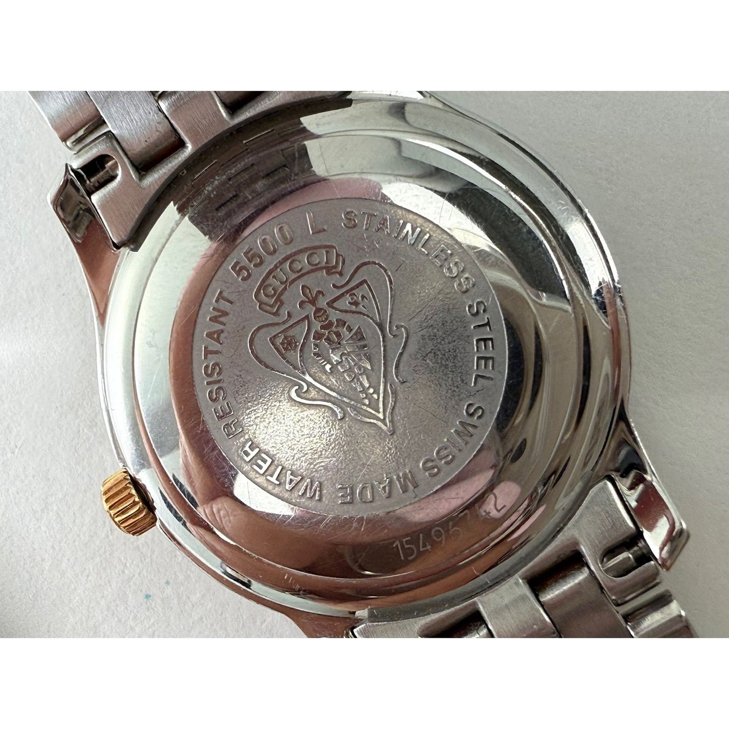 Gucci 5500L Ladies G-Class Two Tone Quartz Watch