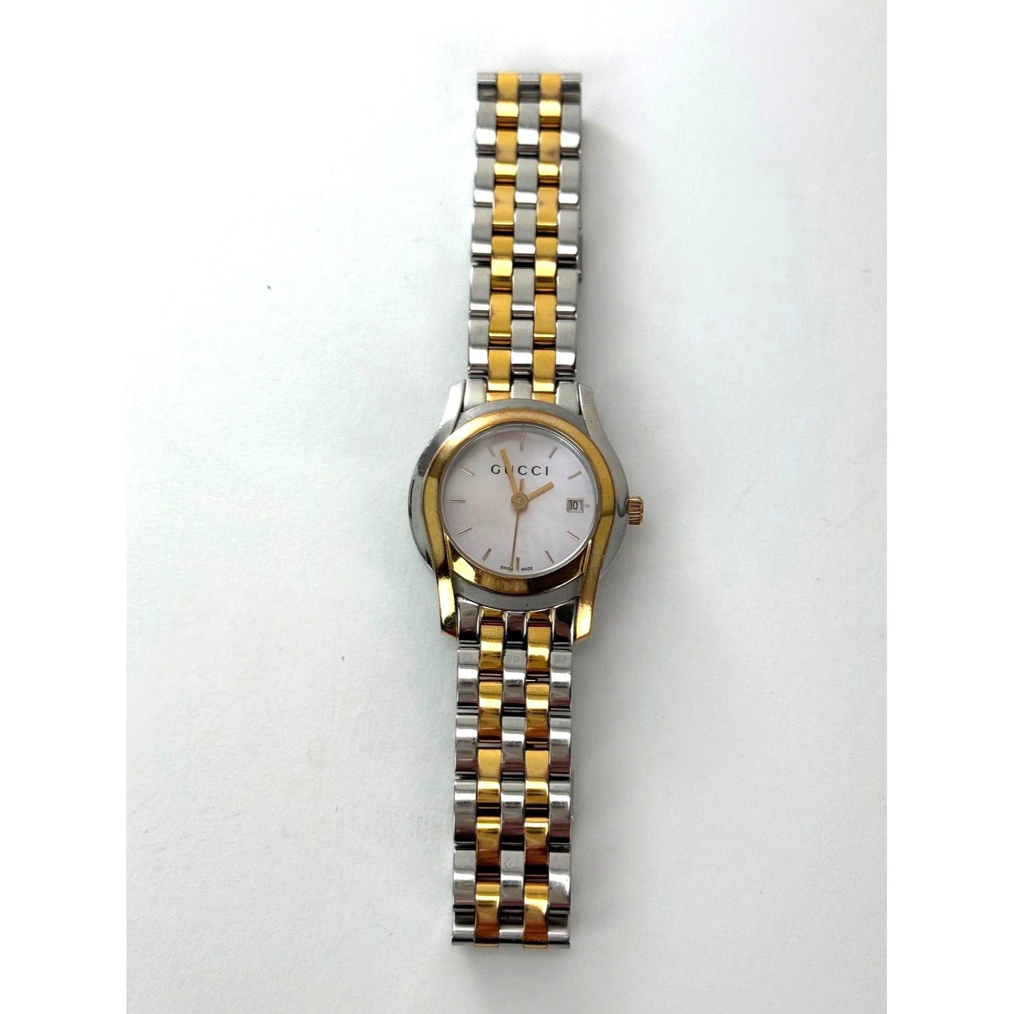 Gucci 5500L Ladies G-Class Two Tone Quartz Watch