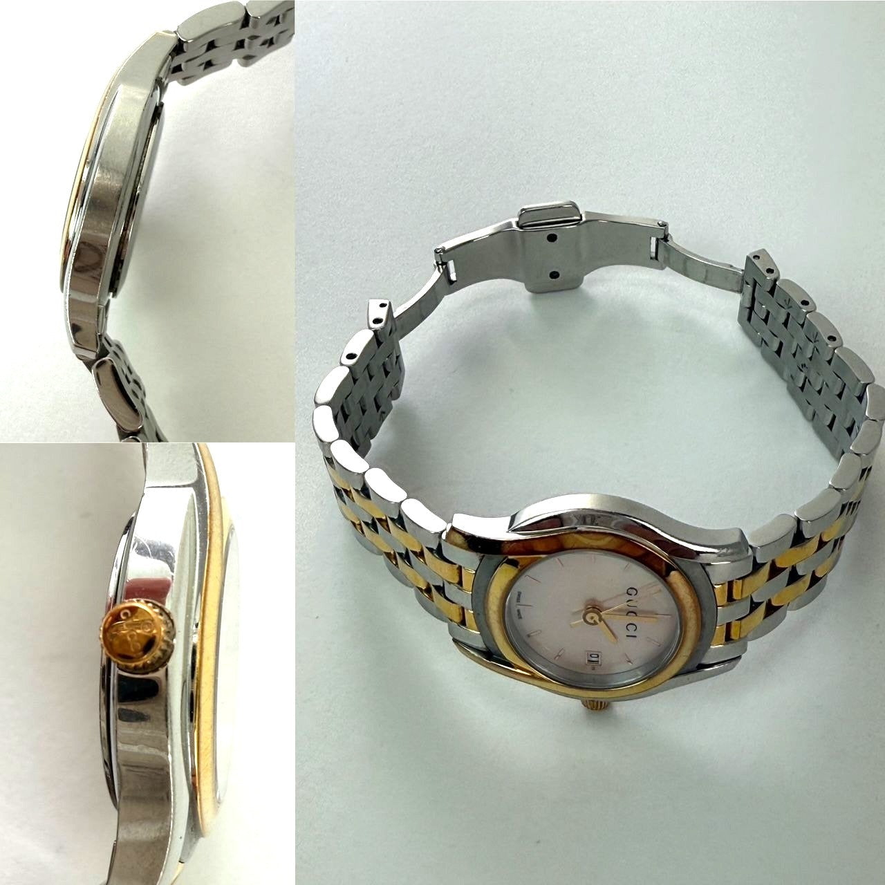 Gucci 5500L Ladies G-Class Two Tone Quartz Watch