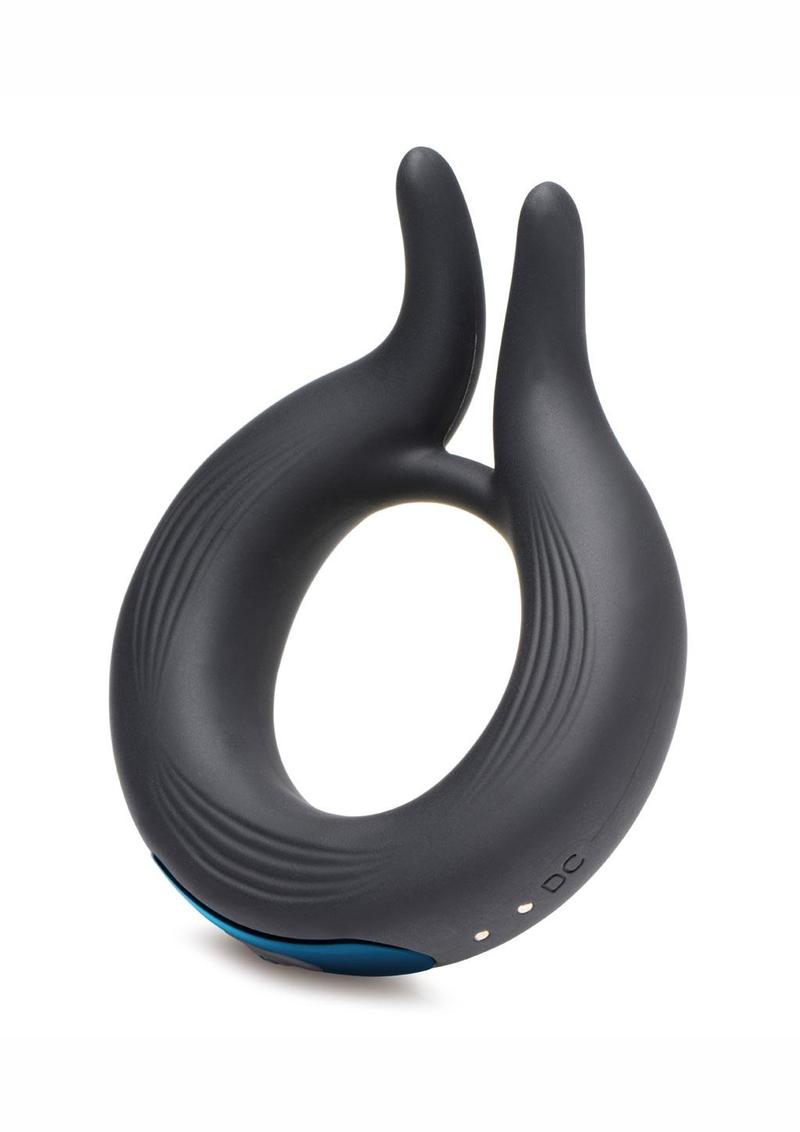 Trinity Vibes 10X Cock Viper Dual Stim Rechargeable Silicone Cock Ring