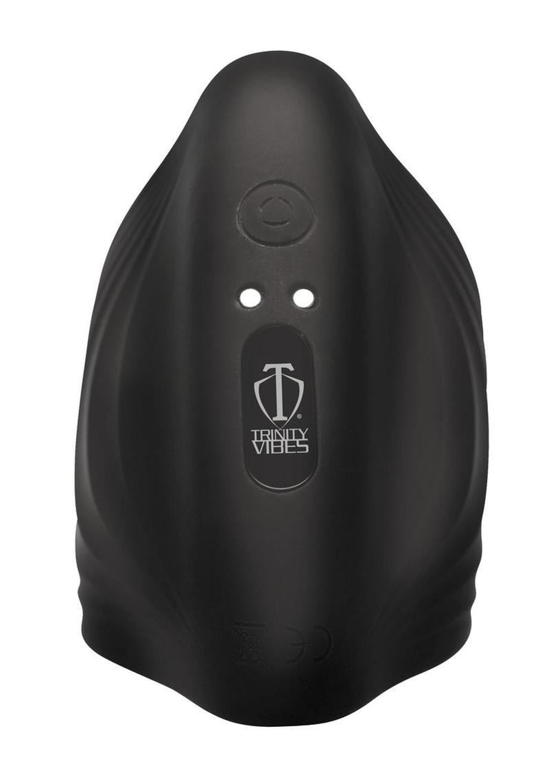 Trinity Vibes 10X Pleasure Stroke Vibrating Silicone Penis Sleeve