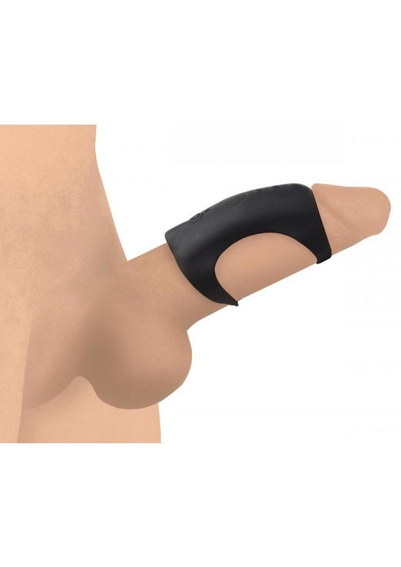 Trinity Vibes 28X G-Shaft Rechargeable Silicone Ring with Remote Control