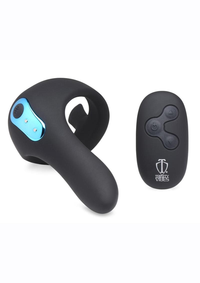 Trinity Vibes Rechargeable Power Cock Taint Ring with Remote Control