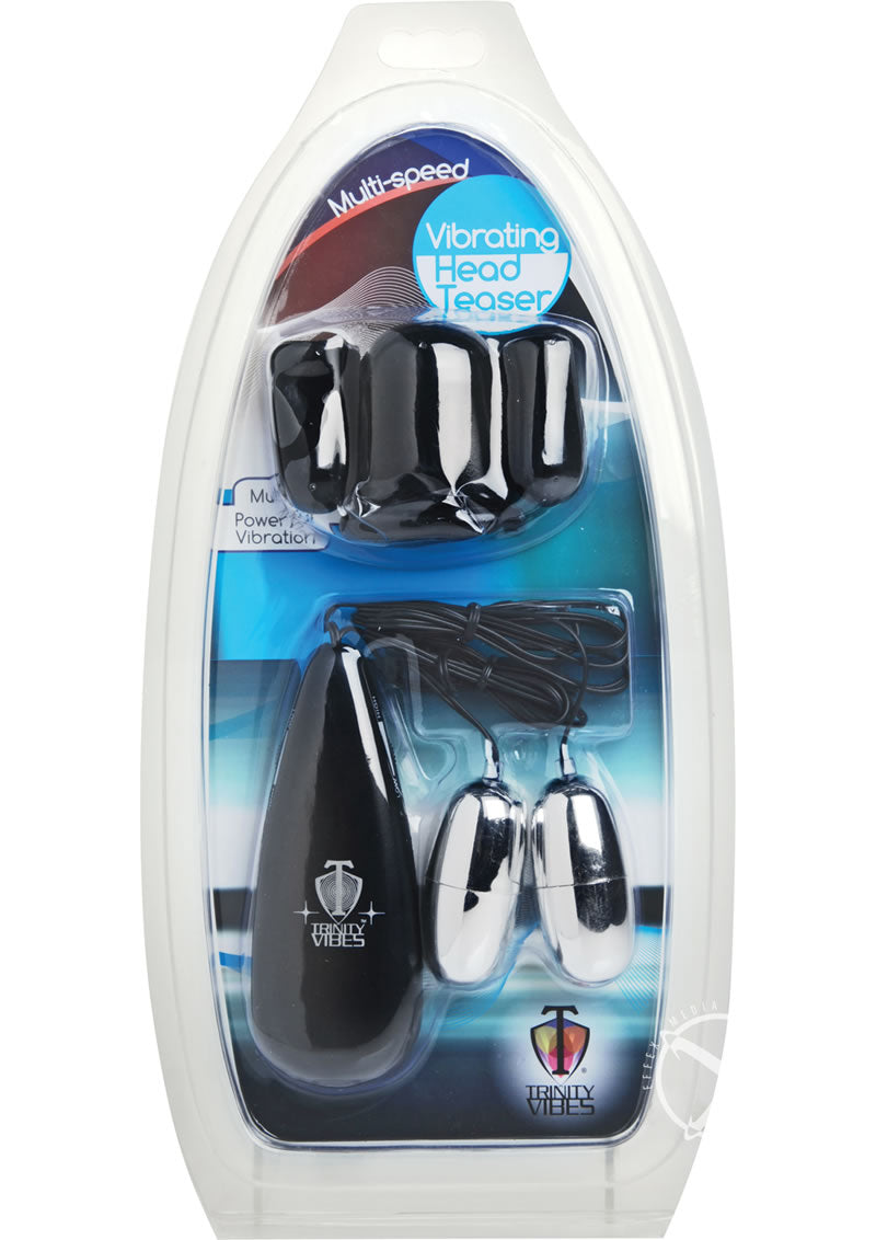 Trinity Vibes Multi-Speed Vibrating Penis Head Teaser with Remote