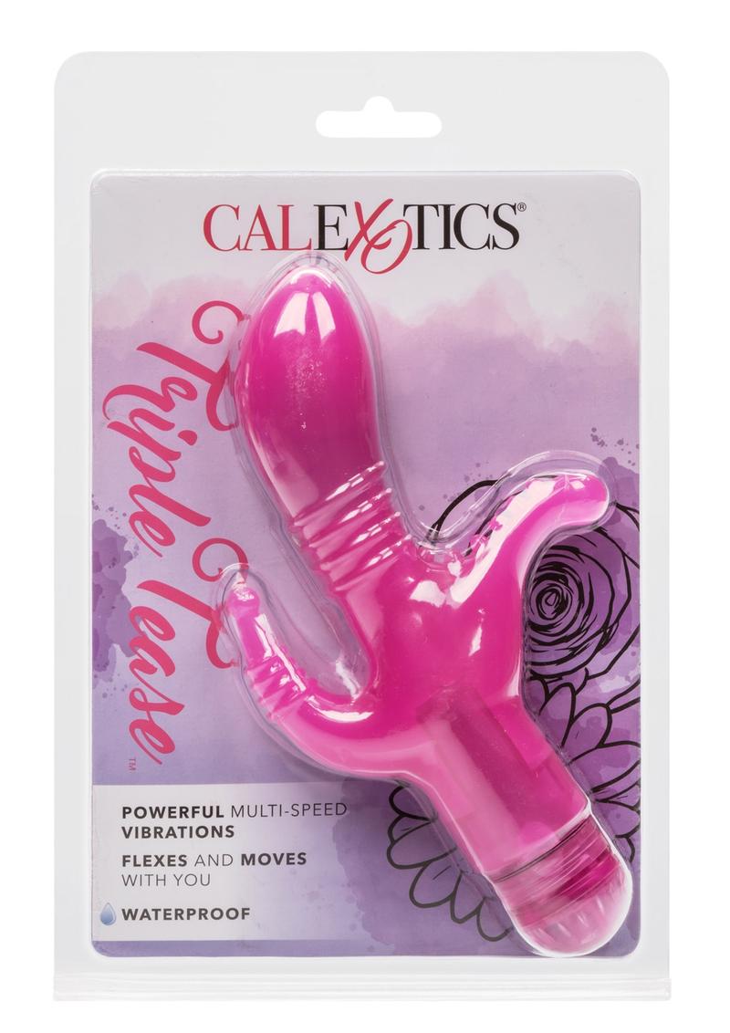 CalExotics Triple Tease Multi-Speed Vibrator Flexible Pleasure