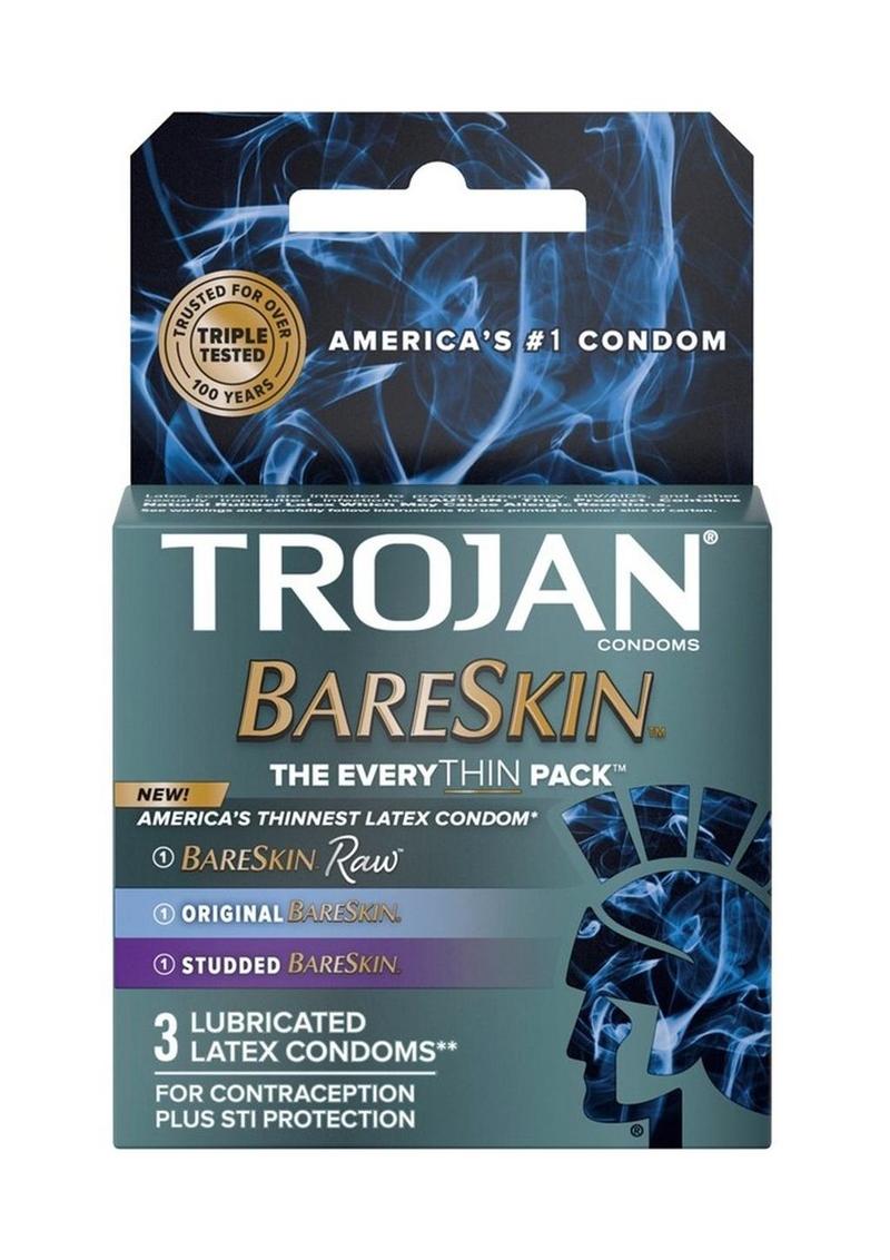 Trojan Bareskin EveryThin Pack Latex Condoms