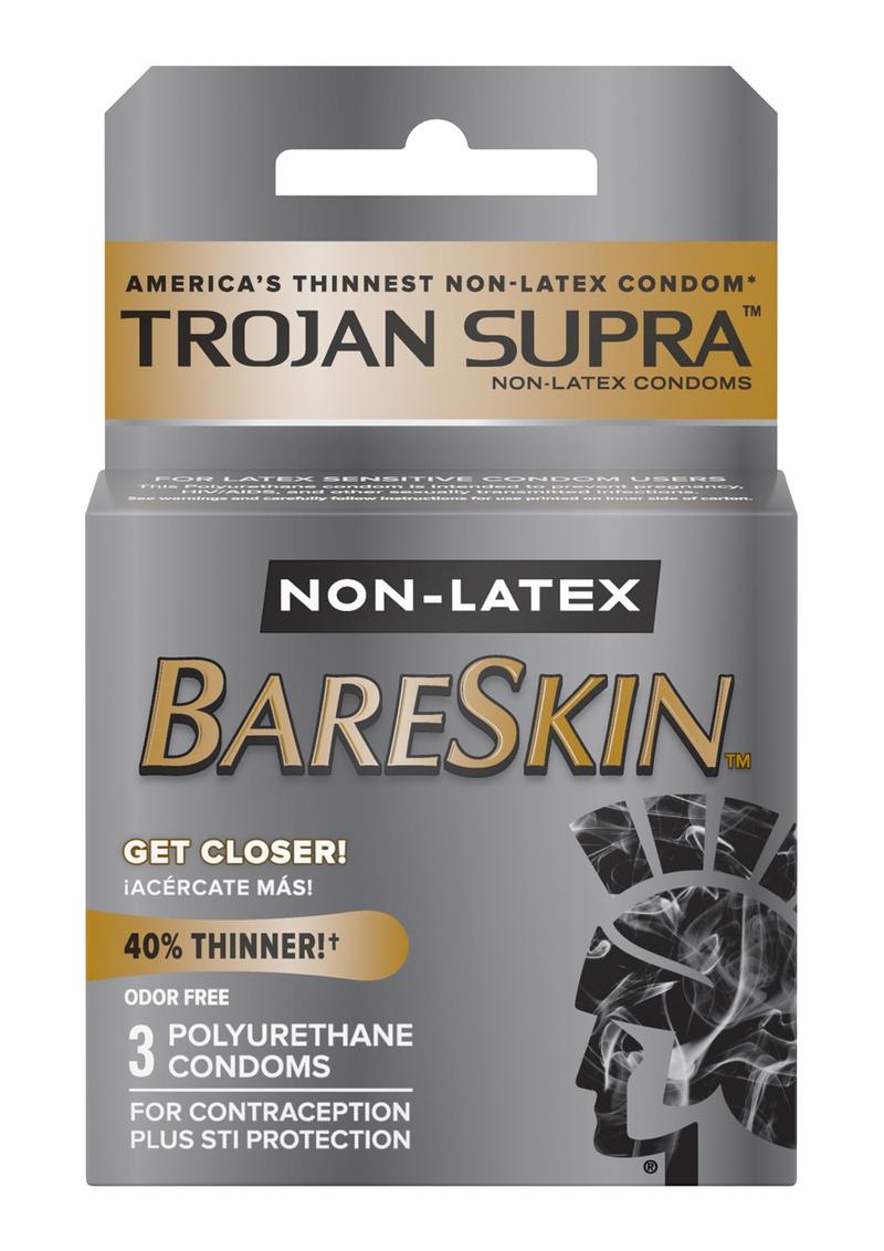 Trojan Supra Bare skin Non Latex Condoms Pack