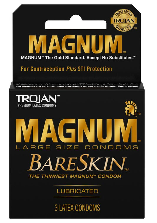 Trojan Magnum BareSkin Large Size Lubricated Condoms