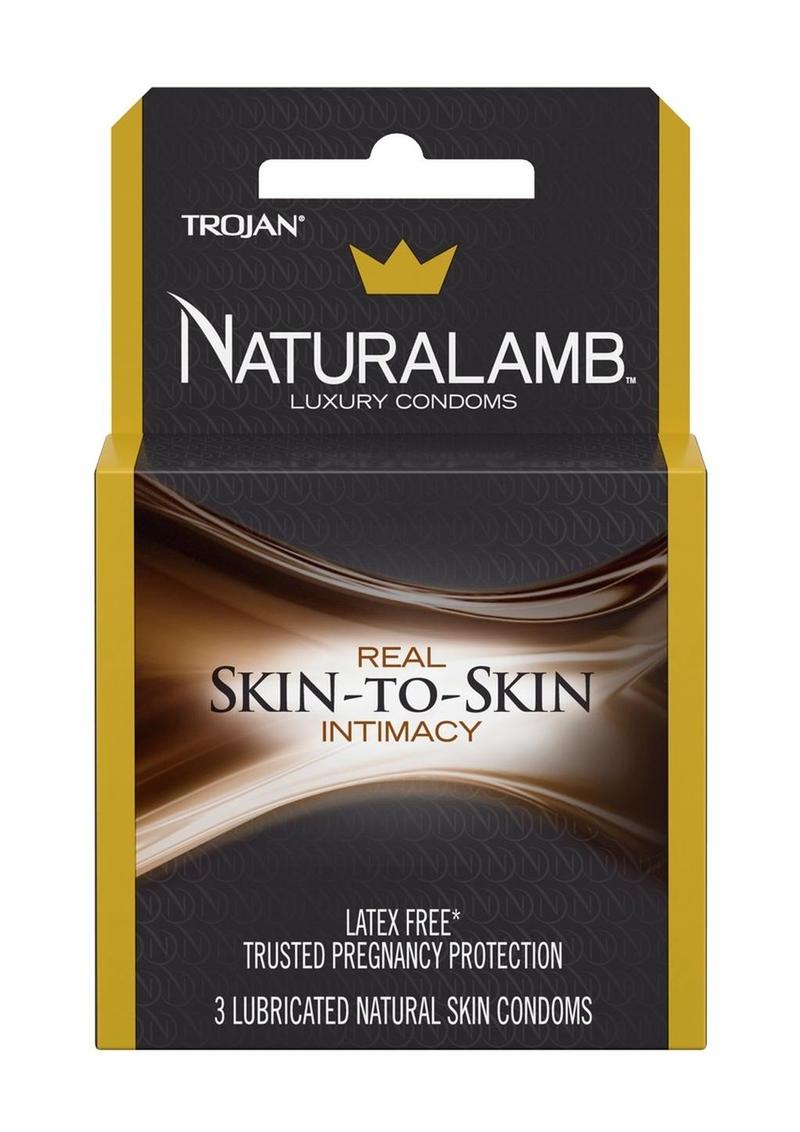 Trojan Naturalamb Luxury Latex-Free Condoms 3-Pack